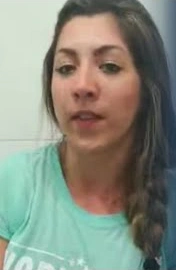 Monica Fontalva, em imagem do vídeo